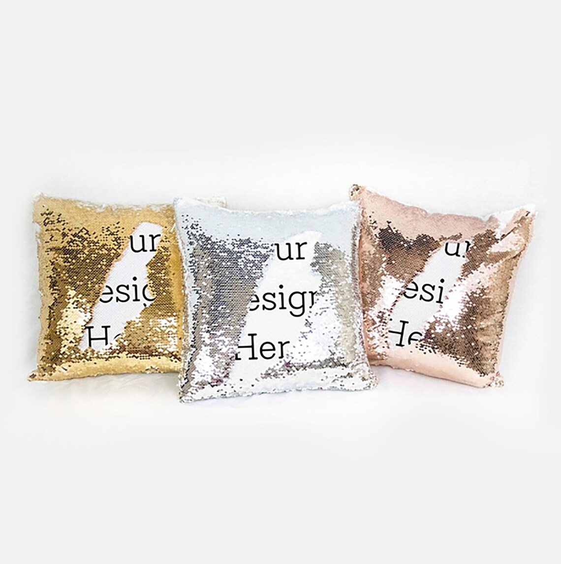 Sequin pillow case