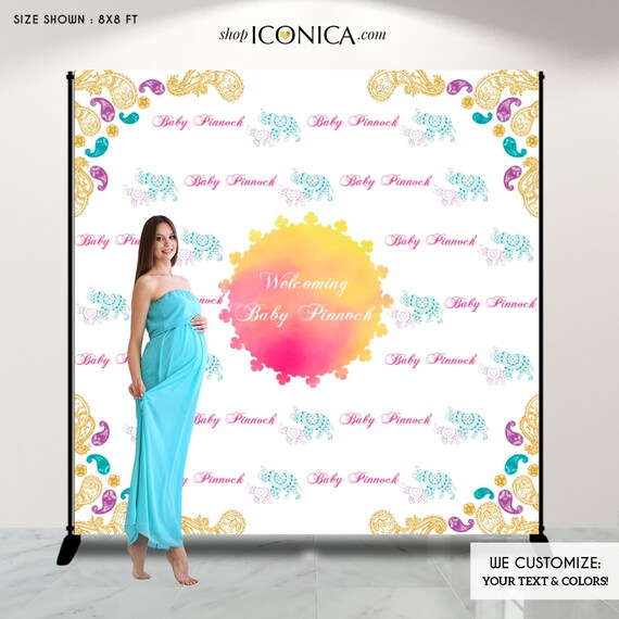 Moroccan Backdrop Bollywood Baby Shower Arabian Nights Backdrop
