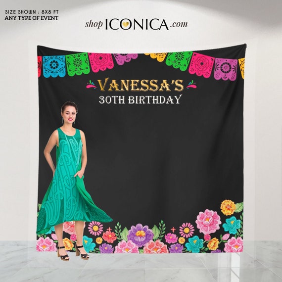 Cinco De Mayo Backdrop Fiesta Themed Backdrop Mexican Backdrop Fiesta