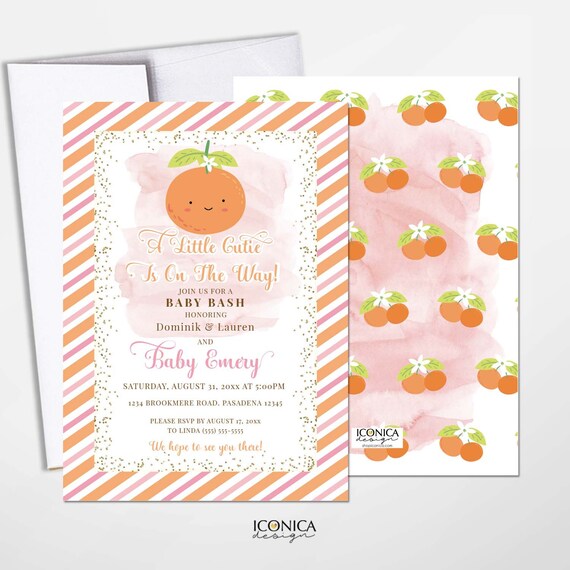 little cutie baby shower invitations