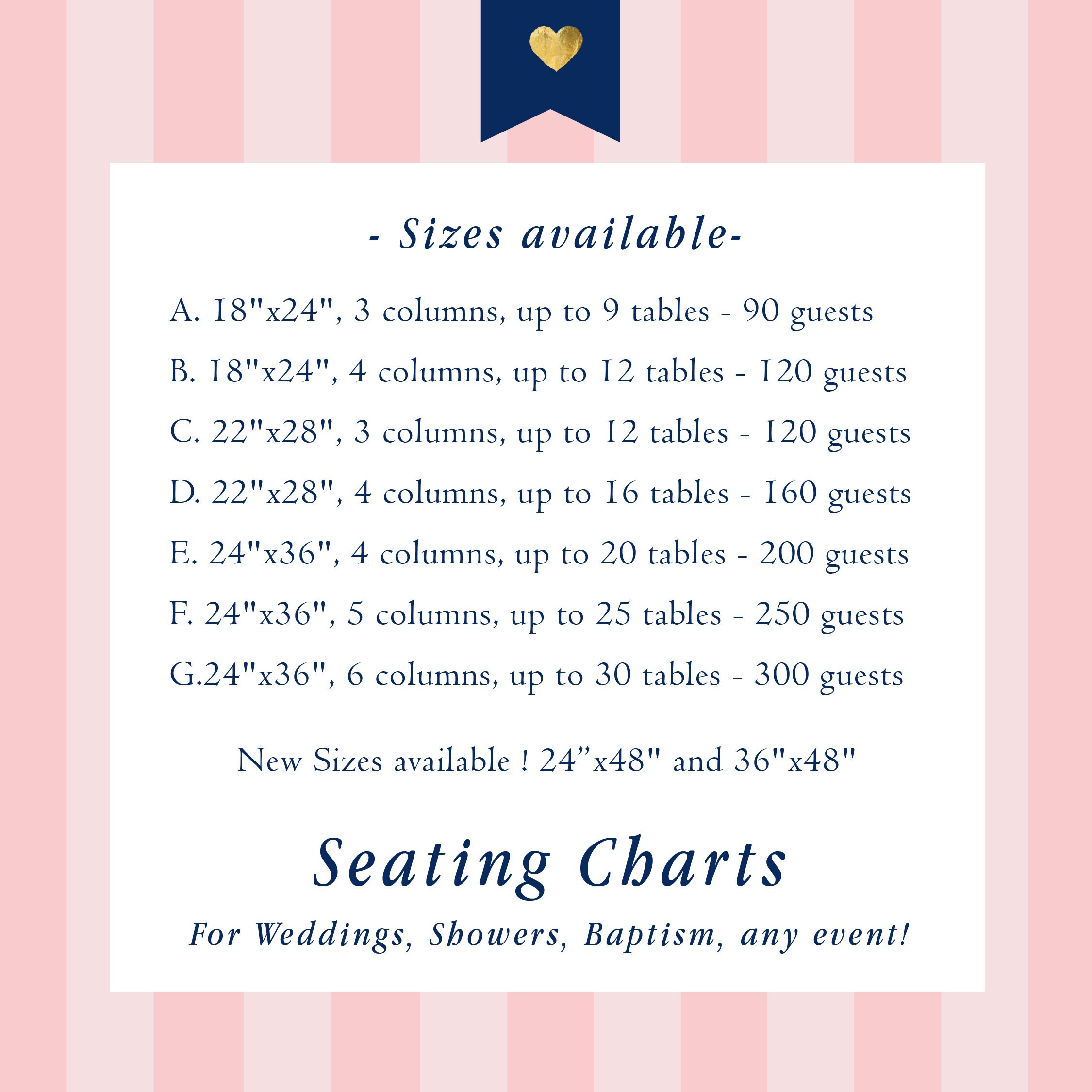 Baptism Seating Chart