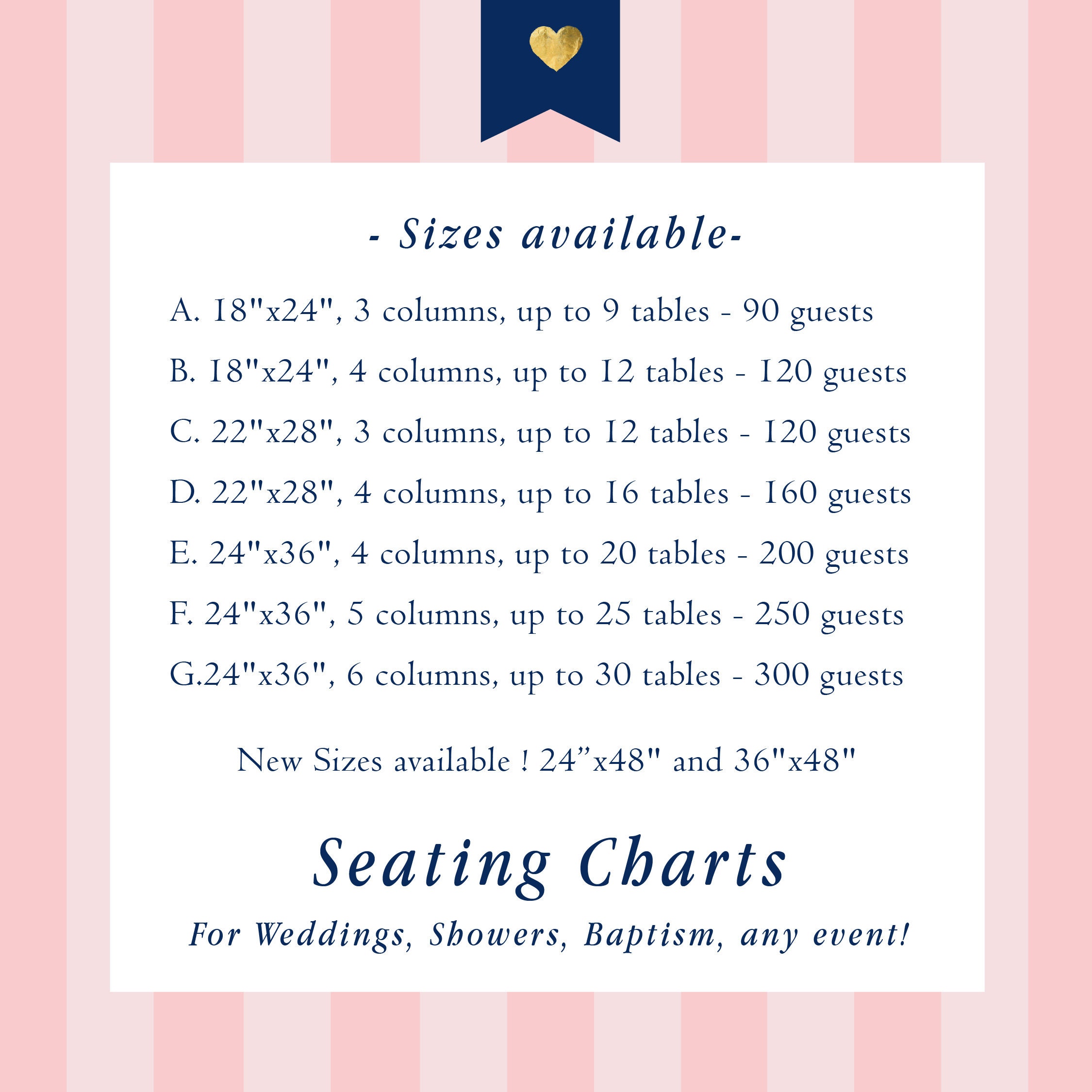 Baptism Seating Chart