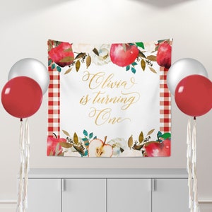 Letrero de bienvenida personalizado para fiesta en el huerto de manzanas, impresión personalizada imagen 10