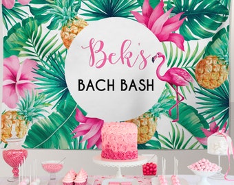 Luau Backdrop Bachelorette Party Decor Luau Party Backdrop Etsy 日本