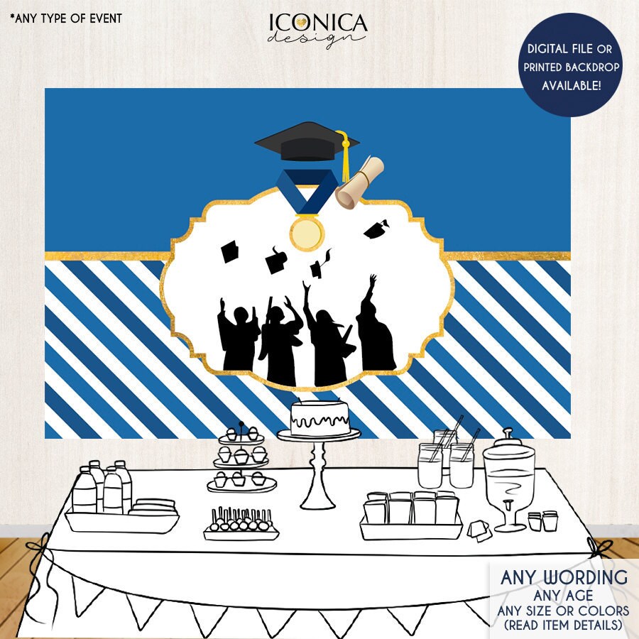 graduation party backdrop grad party graduation backdrop grad