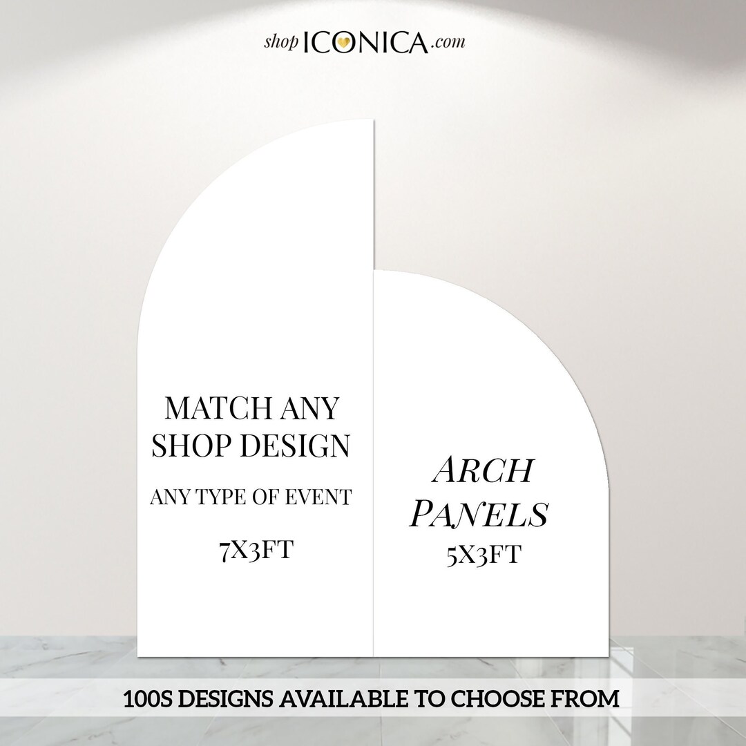Custom Arch Panels Sign – A La Carte Digital File – Made to Order - Etsy