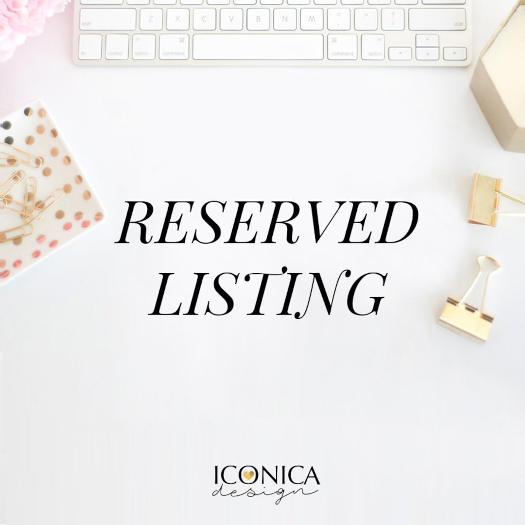 Hoja adicional de etiquetas - Actualizar - Listado reservado - Etsy México, image size:1080x1080