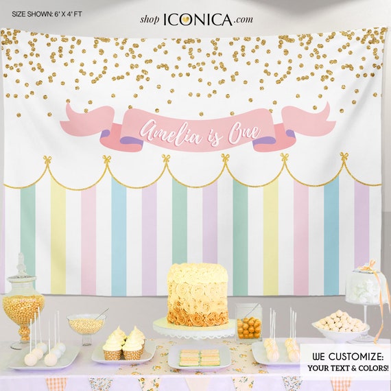 pastel color baby shower