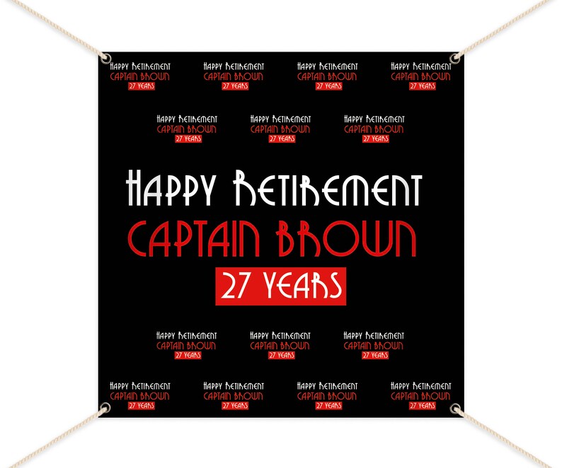 Retirement party photo booth, Happy Virtual Retirement, Step And Repeat Backdrop, Retirement Banner, Red Carpet, Printed Or Digital BRT0001 image 3