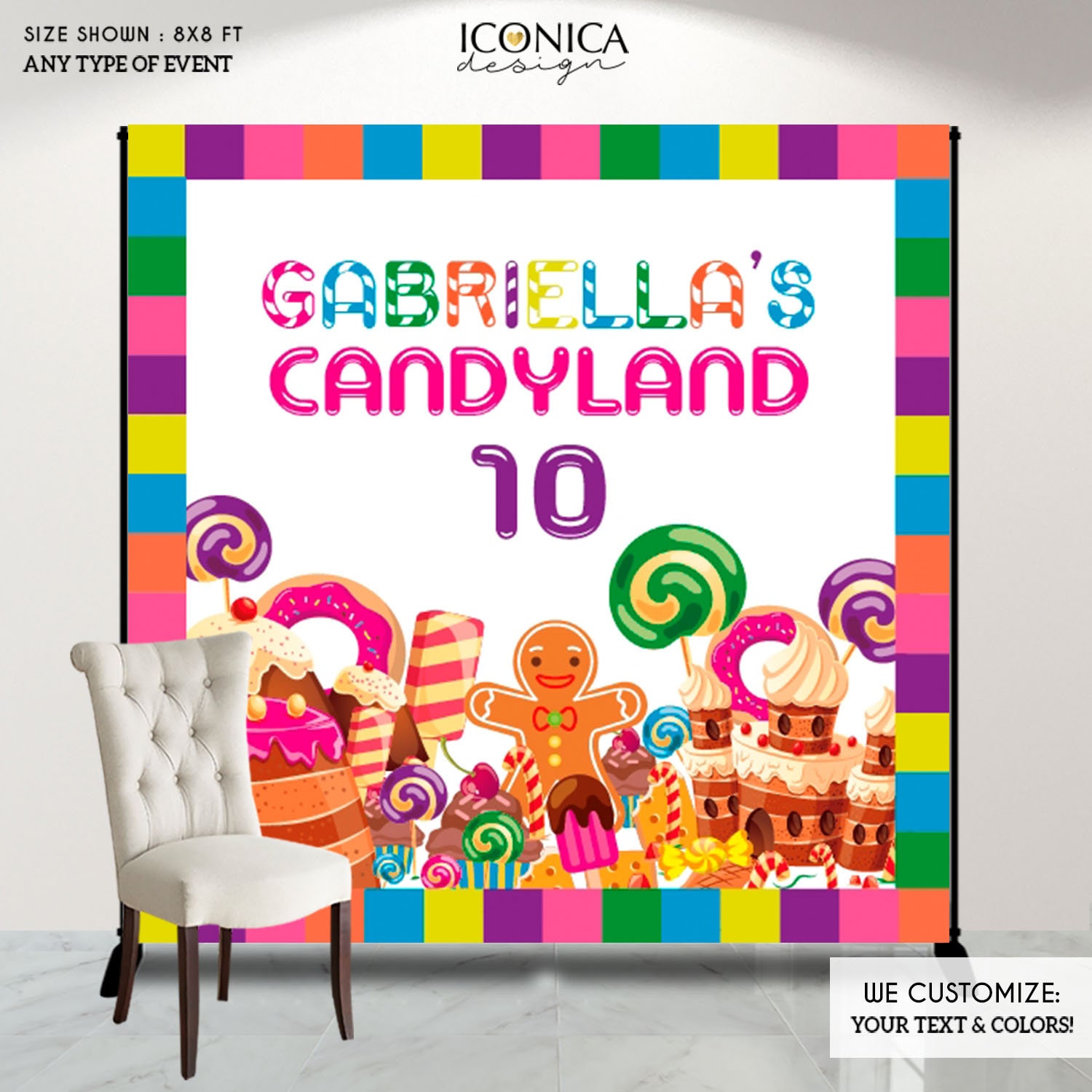 candyland party banner