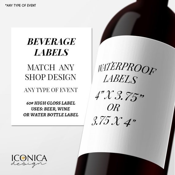 custom beverage labels
