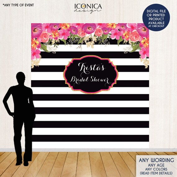 Photo Booth Logo Backdrop