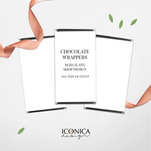 Chocolate Wrapper || A La Carte || Single Party Item Of Any Of Our Party Collections || Made To Match Any Id Invitation