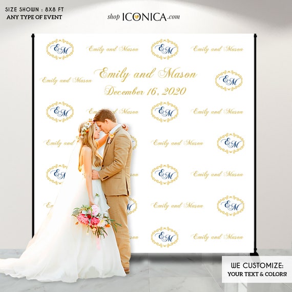 Wedding Step and Repeat Rustic backdrop Engagement Backdrop Bridal Shower step and repeat backdrop Wedding Backdrop Red silver backdrop