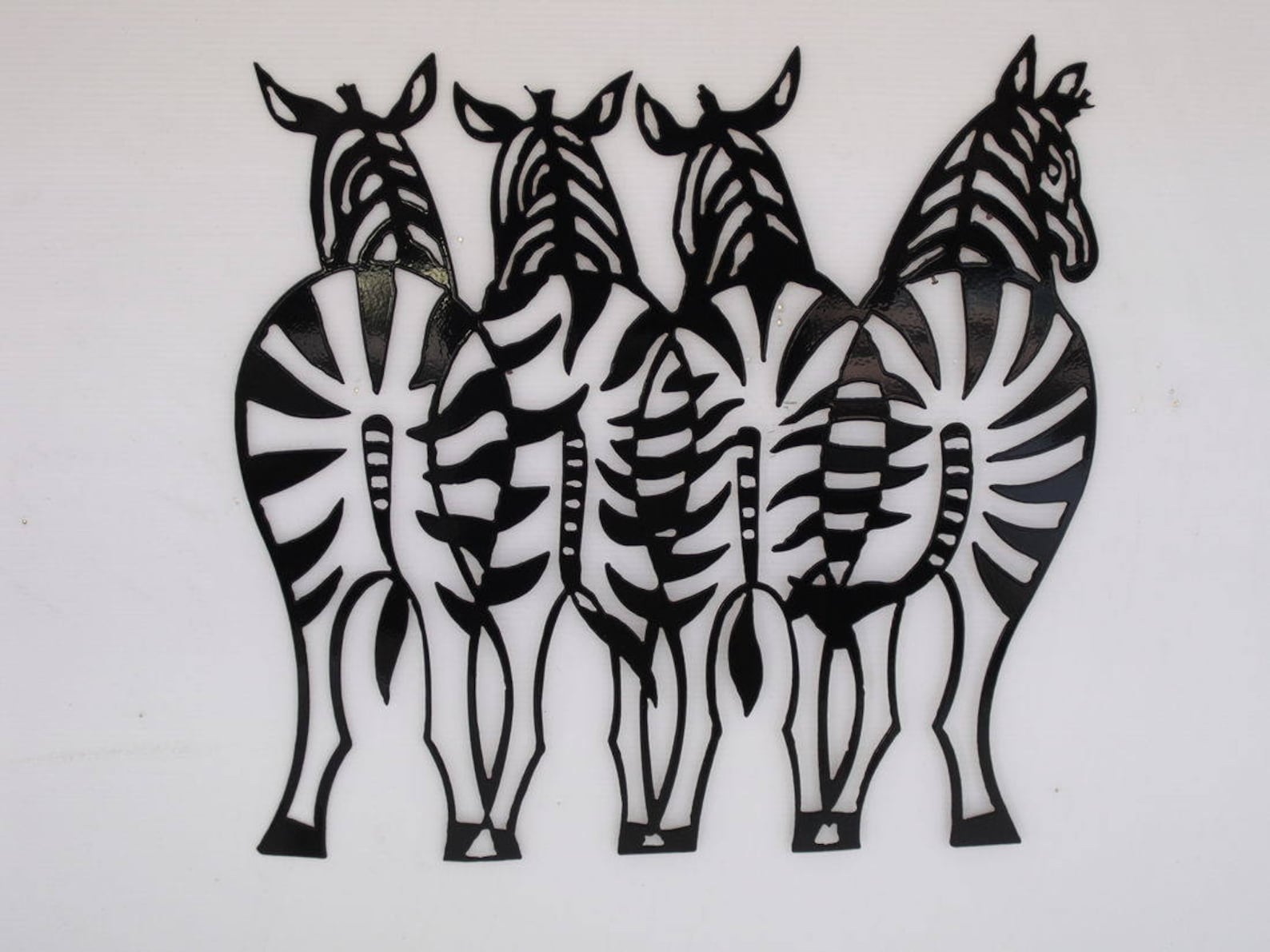 Zebra Metal Wall Art Etsy Australia