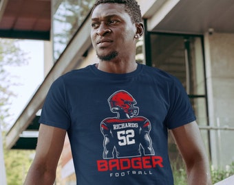 Personalized Football T-Shirt: Custom Team Pride Unisex Shirt