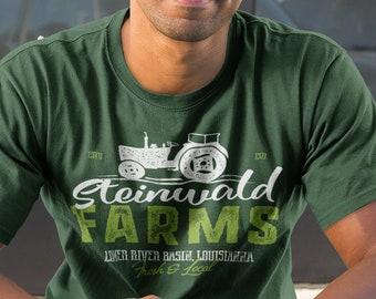 Men's Personalized Farm T Shirt Vintage Farming Shirt Personalized Farm Tractor Shirts Custom Farm T Shirt