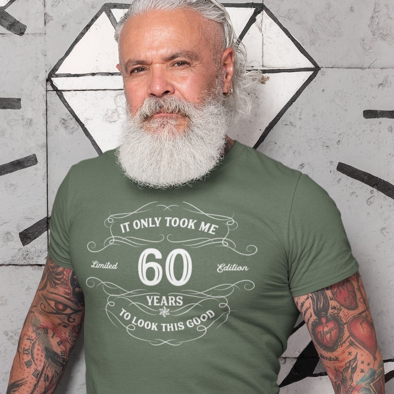 Mens Funny 60th Birthday for Men, Unique Colonoscopy T-Shirt Gift main image 0