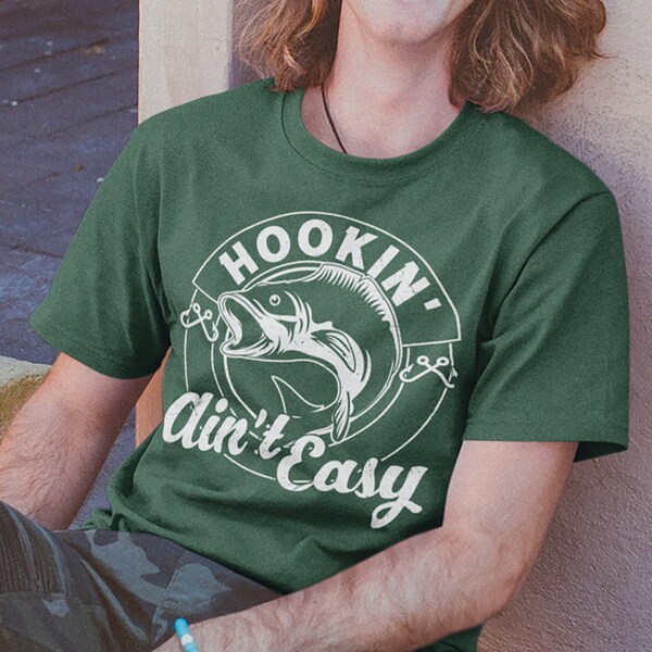 T-shirt Humour Pêche "I Fish Fishing" - Marque Fruit Of The Loom - Neuf Sans étiquettes - Cadeau Pêcheur