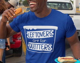 Men's Funny Thanksgiving Shirt Leftovers For Quitters TShirt Foodie Bucket Dinner Saying Tshirt Thanks Gift Idea Holiday Unisex Tee