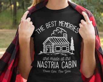 Women's  Personalized Cabin T Shirt Life Is Better At Cabin Shirts Custom Camp Shirt Camping T Shirts