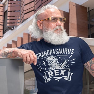 Men&#39;s Funny Grandpa T Shirt Father&#39;s Day Gift Grandpasaurus Rex Shirt Dinosaur Shirt T Rex Shirt Matching Shirts Family Gift Idea