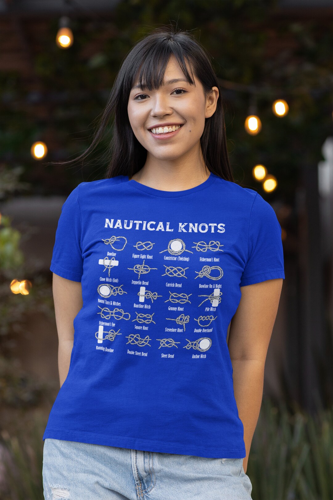 Women's Nautical Knots Shirt Reference Fisherman Sailor Knot T Shirt