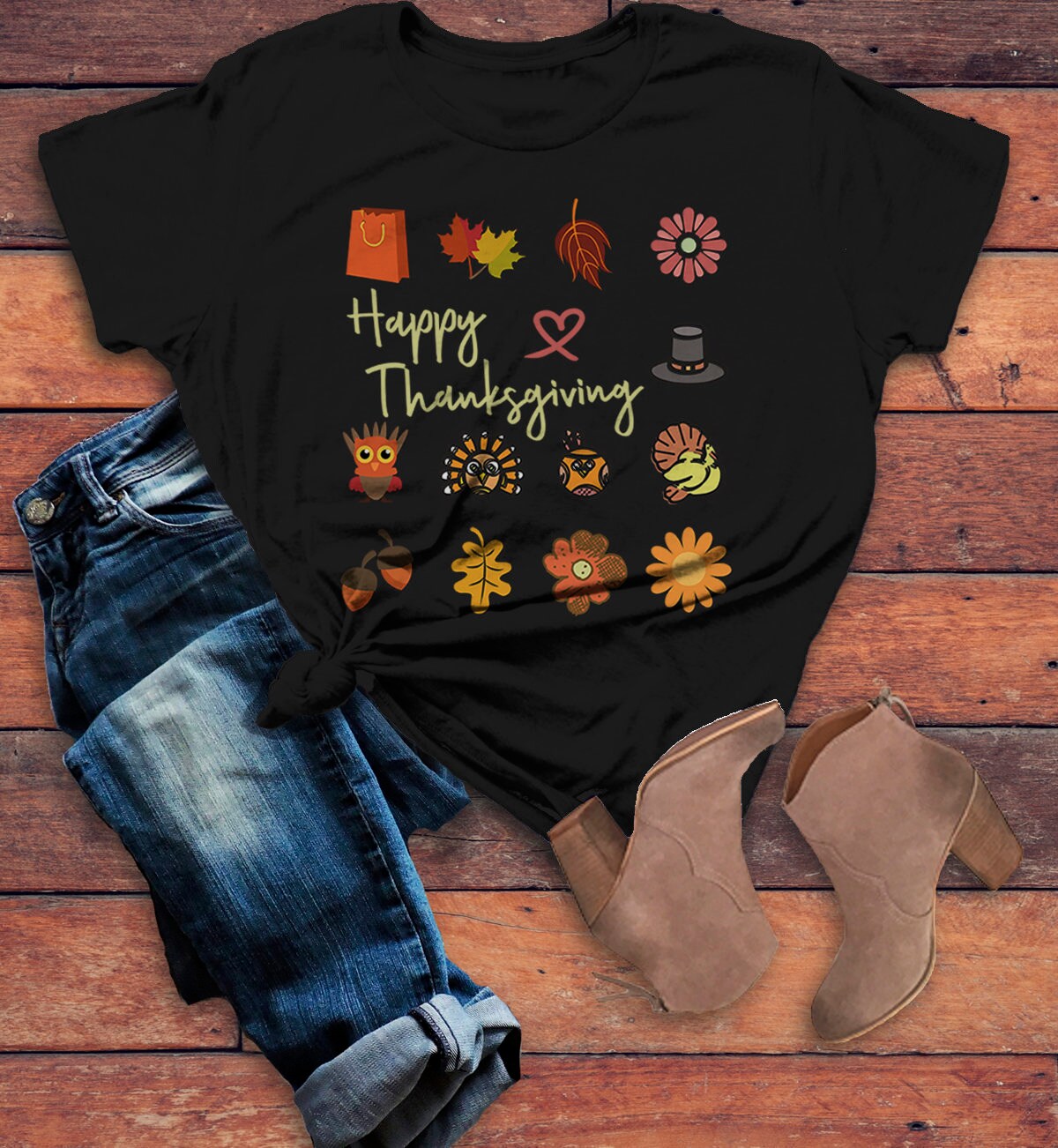 happy thanksgiving t shirt