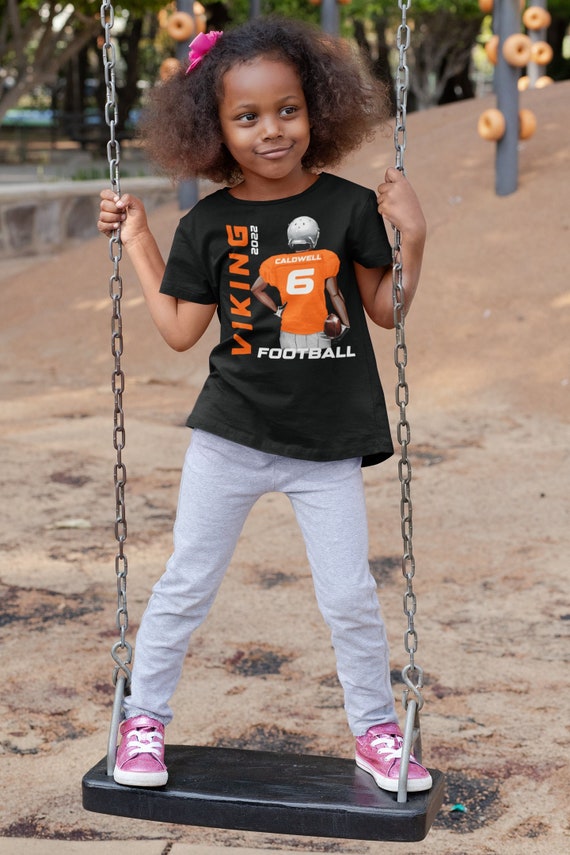 Kids Personalized Football T Shirt Custom Football Dad Shirt Personalized Football Brother Sister Team Custom Unisex Shirts Youth