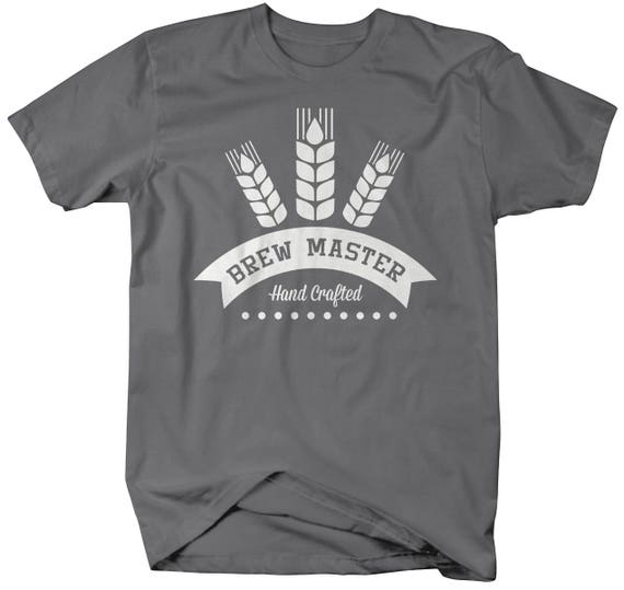 Brewery T-Shirt - Home Brew Shirts - Beer Making TShirt Brewer Men Unisex Master Crafted Brewing Hops