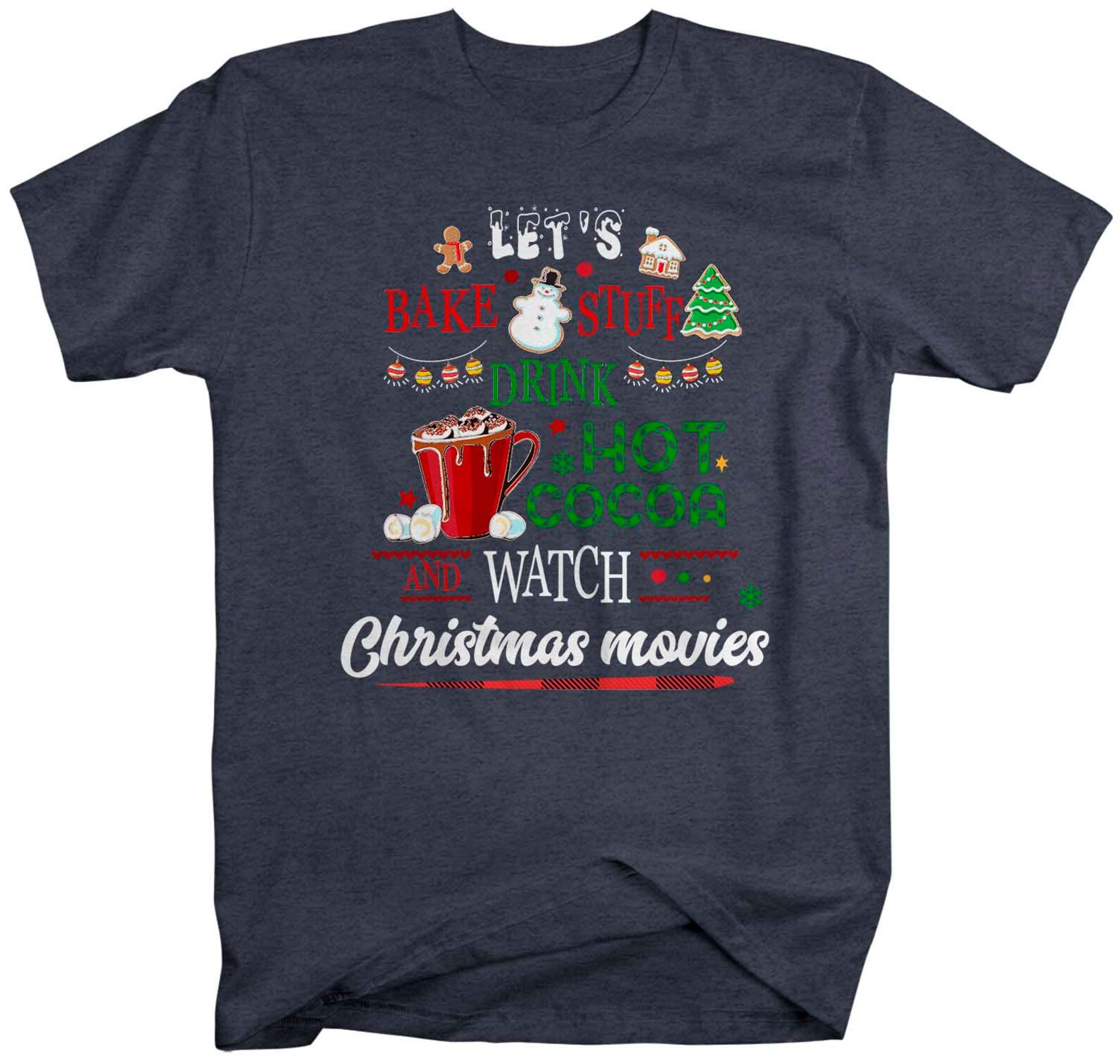Men's Funny Christmas Movies T Shirt Bake Stuff Christmas Etsy