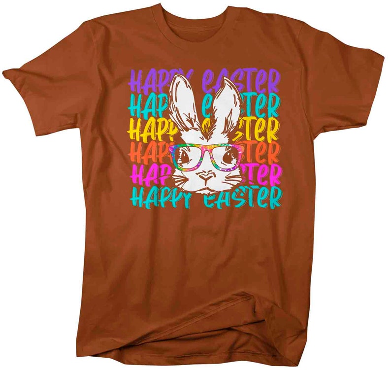 Men's Easter Shirt Happy Easter Bunny T Shirt Hipster Etsy