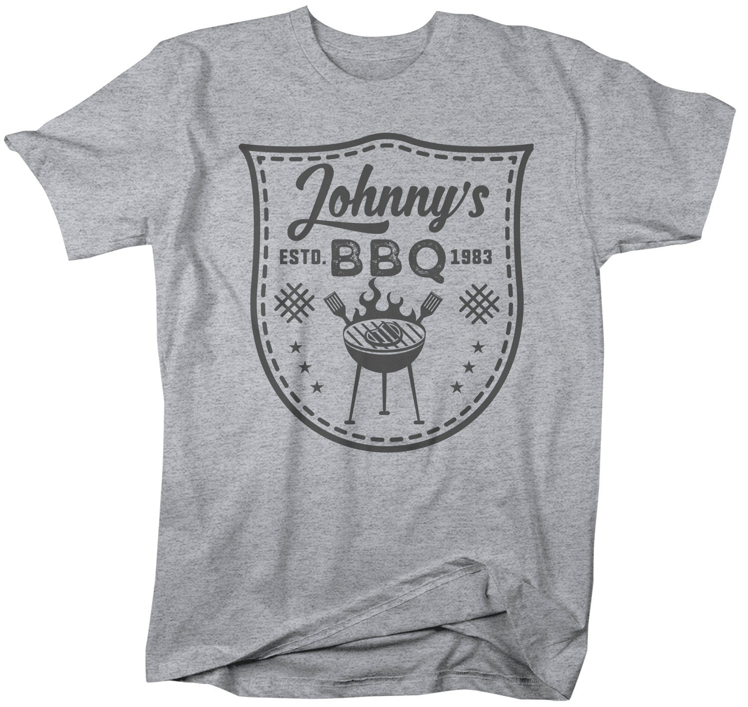 Men's Men's Personalized BBQ T Shirt Custom Grilling | Etsy