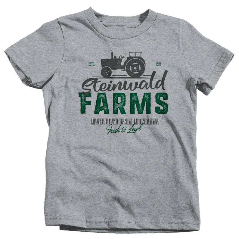 Kids Personalized Farm T Shirt Vintage Farming Shirt Personalized Farm Tractor Shirts Custom Farm T Shirt Boys Girls Youth image 9