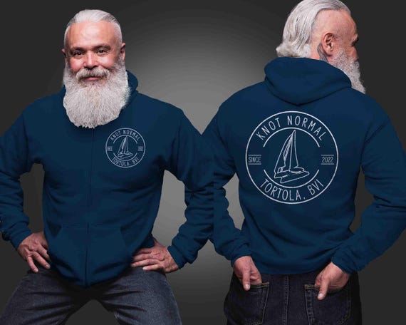Men's Custom Boat Zip Up Hoodie Personalized Captain Yacht Boater Minimal Gift Catamaran Sailing Sweatshirt Unisex Captain Gift Idea