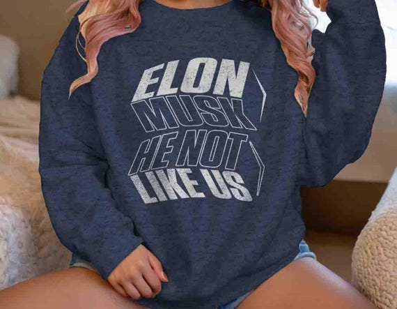 Men's Anti Trump Sweatshirt Anti Maga Anti Elon Musk Crewneck Tee Trump Gift Idea Can't Spell Felon Women's Political Unisex Feminist