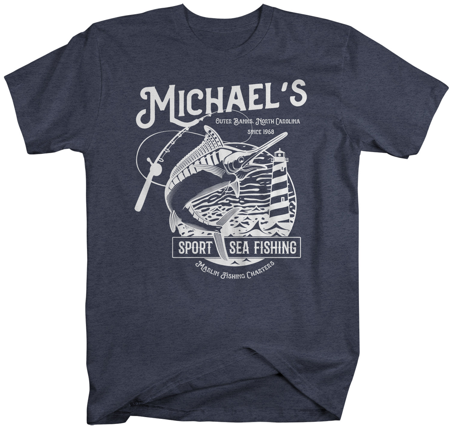 Buy Men's Personalized Fishing T Shirt Deep Sea Fishing Shirts