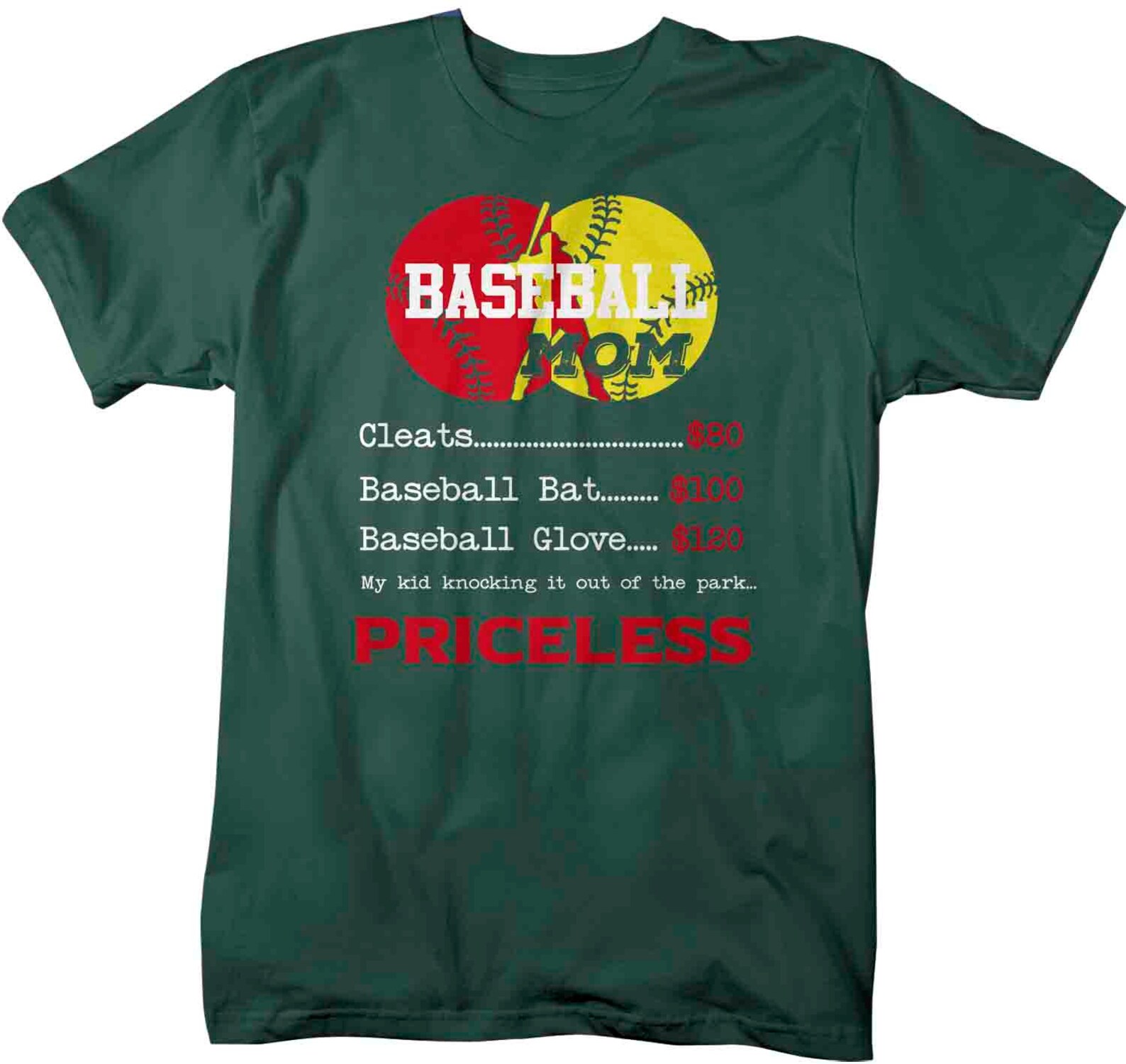 Men's Funny Baseball Mom Shirt Priceless T Shirt T Ball - Etsy