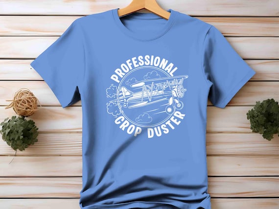 Men's Inappropriate Shirt Funny Crop Duster T Shirt Exchange Fart Joke Humor Gift Tee Professional Plane Inappropriate Shirts For Men Unisex