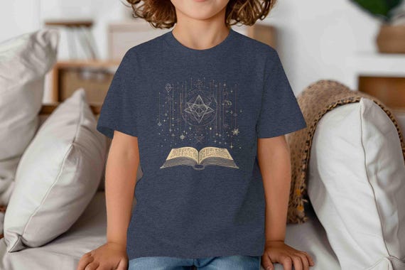 Kids Spell Book Shirt Witch Magic Occult Witch T Shirt Gift Idea TShirt Wicca Spellbook Coven Pagan Magical Unisex Bella Canvas Tee Child