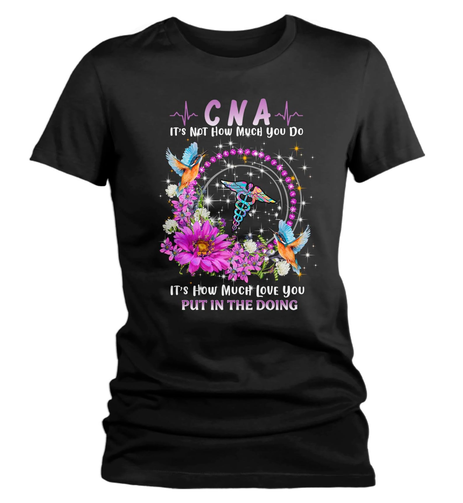 Women's CNA T Shirt Love in Doing CNA Shirt Cute CNA Shirt - Etsy
