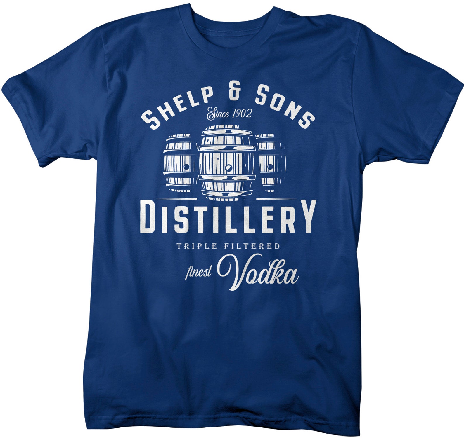 Men's Personalized Distillery T-shirt Custom Vodka Shirt | Etsy