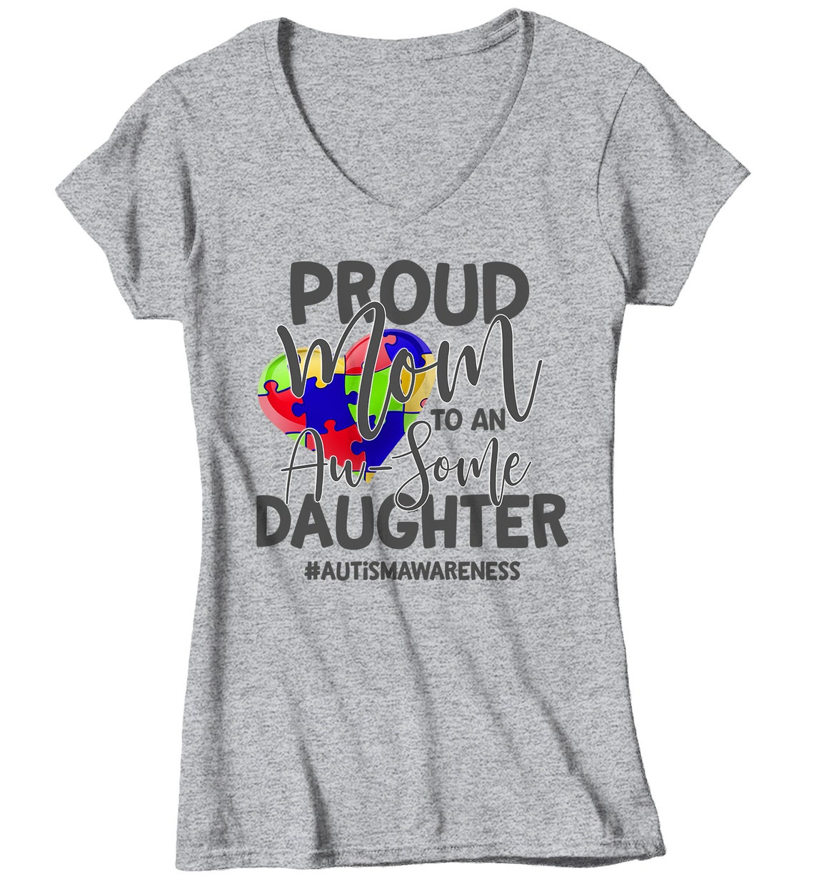 Women's Autism Mom Shirt Autism Shirts Proud Mom Au-Some | Etsy