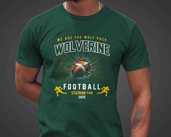 Men's Personalized Football T-Shirt Custom Football Senior Shirt Personalized Dad TShirt Mom Glass Breakout Custom Unisex Gift Idea