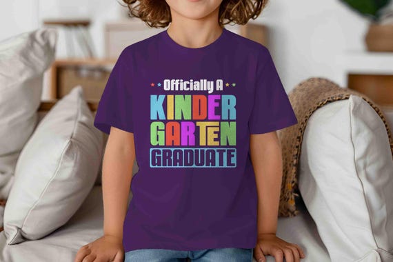 Kids Cute Kindergarten Shirt Grad TShirt Graduate T-Shirt Graduation Kindergarten T Shirt Cute Pastel Children's Grade K School Youth Gift