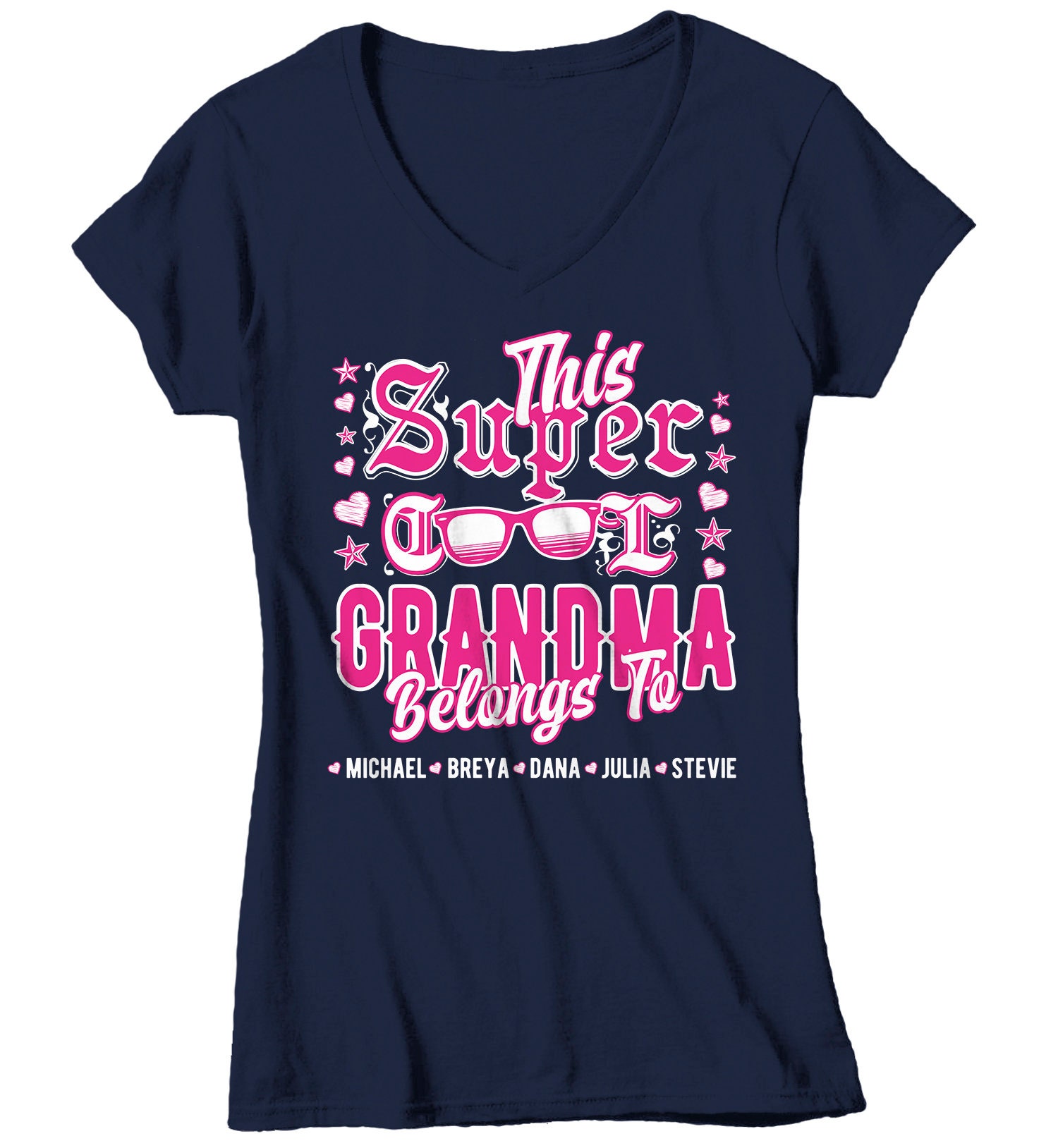 Women's Personalized Grandma T-Shirt This Super Cool | Etsy