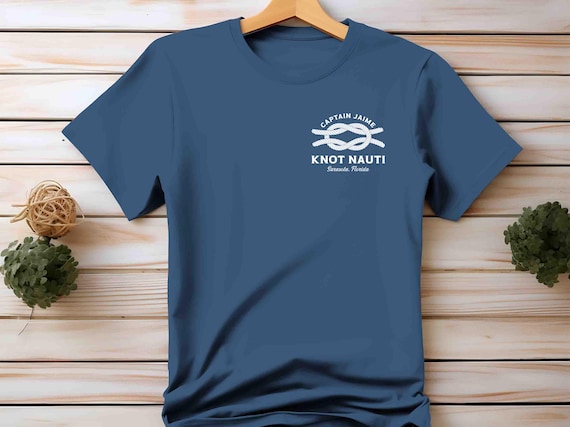 Men's Custom Boating Shirt Personalized Boat Captain Pontoon Boater Accessory Nautical Theme T Shirts Sailing TShirt Unisex Knot Gift Idea