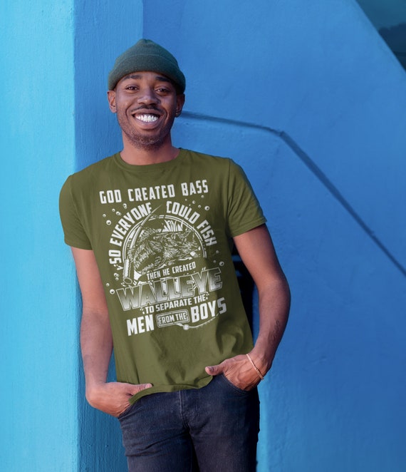 Mens Walleye - Separates The Men From The Boy Tshirt Mens Walleye - Separates The Men From The Boy Tshirt