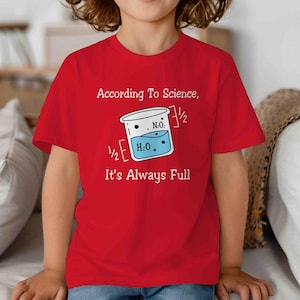 Kids Science T-Shirt: Funny Chemistry Physics Pun Gift