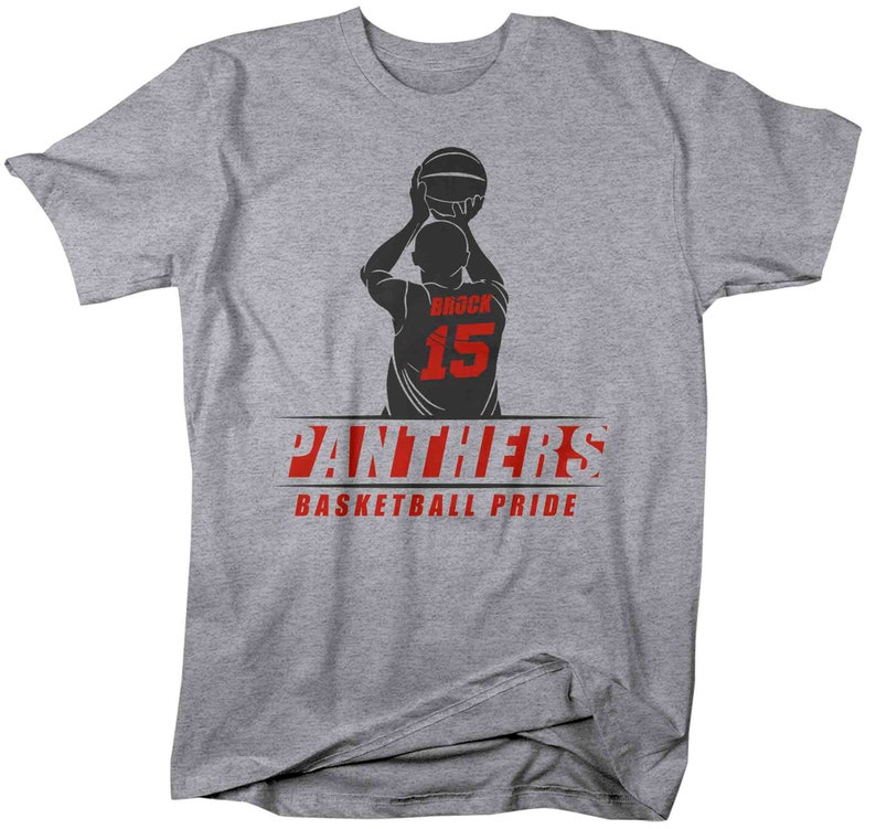 Men's Personalized Basketball T Shirt Custom Basketball Etsy